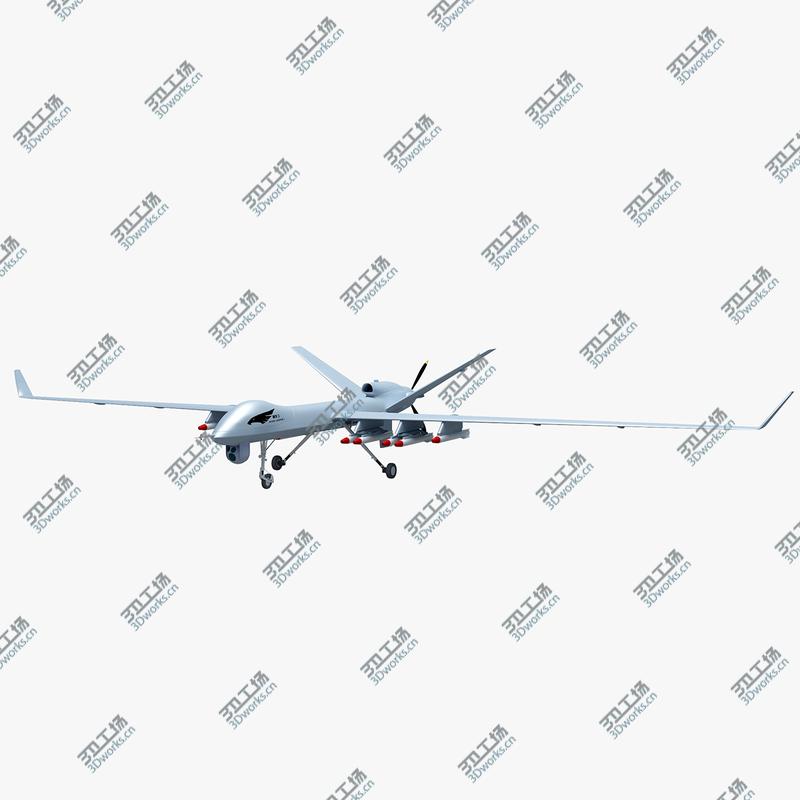 images/goods_img/202104091/Wing Loong II UAV 3D/1.jpg